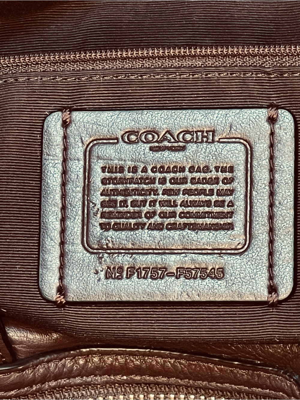 Coach Lexy Pebbled Leather Shoulder Bag in Oxblood - Picture 7 of 15